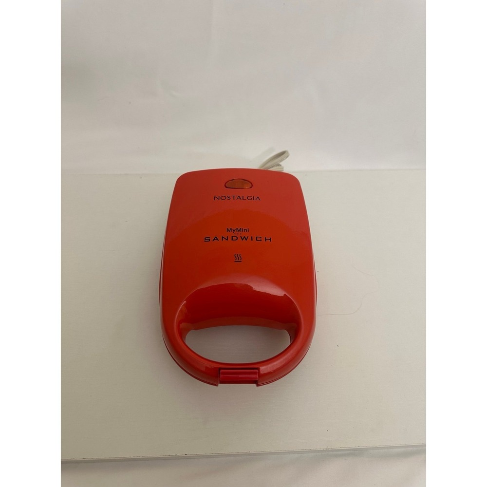 My Mini Sandwich Maker Red Nostalgia Products Electric